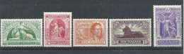 NUEVA ZELANDA  YVERT  169/73   MH  * - Unused Stamps