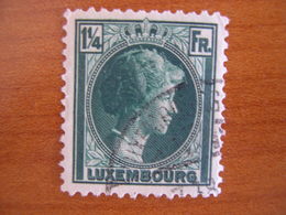 Luxembourg Obl N° 224 - 1926-39 Charlotte De Profil à Droite