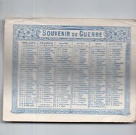 Limoges (87 Haute Vienne)  "vestiaire Des Combattants"  "souvenir De Guerre" Calendrier 1916 (PPP21679) - Small : 1901-20
