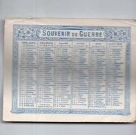 Limoges (87 Haute Vienne)  "vestiaire Des Combattants"  "souvenir De Guerre" Calendrier 1916 (PPP21679) - Tamaño Pequeño : 1901-20