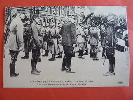 LES FETES DE LA VICTOIRE A PARIS LE 14 JUILLET 1919 - Manifestazioni