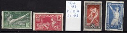 Timbres De France N° 183 à 186, Neufs** Parfait état, Jeux Olympiques Paris 1924, Forte Cote De 160 Euros Y Et T - Unused Stamps
