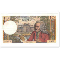 France, 10 Francs, Voltaire, 1969, 1969-05-08, SPL, Fayette:62.38, KM:147c - 10 F 1963-1973 ''Voltaire''