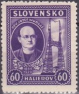 Slowakije 1939, Postfris MNH, Jozef Murgas ( No Watermark ) - Neufs
