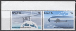122.NAURU SET/2 STAMP KINGSFORD-SMITH PACIFIC FLIGHT . MNH - Nauru