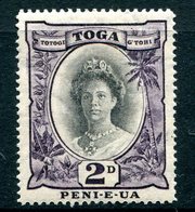 Tonga 1920-35 Pictorials (Wmk. Turtles) - 2d Queen Salote (Shade) HM (SG 57, 57c, 57d) - Tonga (...-1970)