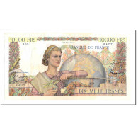 France, 10,000 Francs, Génie Français, 1953, 1953-02-05, TTB+, Fayette:50.63 - 10 000 F 1945-1956 ''Génie Français''