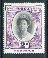 Tonga 1942-49 Pictorials (Wmk. Script CA) - 2d Queen Salote HM (SG 76) - Tonga (...-1970)