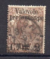 W810 - REGNO 1890 , Pacchi Soprastampati Sassone  N. 55 Usato  (M2200). - Gebraucht