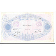 France, 500 Francs, Bleu Et Rose, 1939, 1939-05-25, TB+, Fayette:31.33, KM:88c - 500 F 1888-1940 ''Bleu Et Rose''