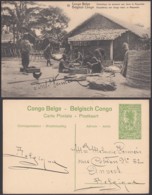 CONGO EP VUE 5C VERT "N°19 Emballage De Poisson Sec Dans Le Mayumbe" (DD) DC6981 - Enteros Postales