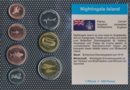 Nightingale Island Stgl./unzirkuliert Kursmünzen Stgl./unzirkuliert 2011 1/2 Pence Bis 25 Pence (9164961 - Zonder Classificatie