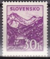 Slowakije 1944, Postfris MNH, Landscapes, Mountains, Church - Ungebraucht