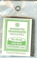 RDV - Pochettes 32x53 Fond Noir (simple Soudure) - Bandes Cristal