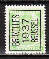 PRE321**  Petit Sceau De L'Etat - Bruxelles 1937 - MNH** - LOOK!!!! - Typo Precancels 1936-51 (Small Seal Of The State)