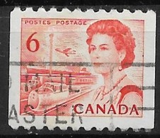 Canada 1969. Scott #468A (U) Transpostation, Train, Ship, Plane  (Complete Issue) - Coil Stamps