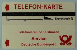 GERMANY - Bamberg - Service - Bundespost - RR - T-Series: Testkarten