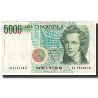 Billet, Italie, 5000 Lire, KM:111a, NEUF - 5.000 Lire