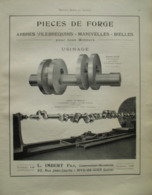 VILEBREQUIN Imbert & Fils à Rive De Gier (Loire)  - Page De 1925 Catalogue Sciences & Tech. (Dims. Standard 22 X 30 Cm) - Machines