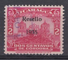 NICARAGUA 1935   Mi.nr: 677  Mit Aufdruck  Oblitérés - Used - Gebruikt - Nicaragua