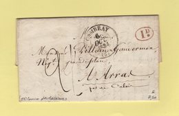 Cambray - 57 - Nord - 6 Oct 1834 - Courrier De Masnieres - Decime Rural - 1801-1848: Precursors XIX