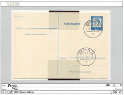 Berlin - Germany - Michel P 62  -  Oo Oblit. Used Gebruikt - Postkaarten - Gebruikt