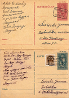 PS  1941 1940  WITH RAILWAY CANCEL GARAMSZENTGYORGY - Cartoline Postali