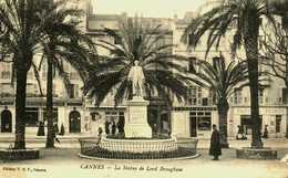 06...ALPES MARITIMES...Canne   La Statue De Lord Brougham - Cannes