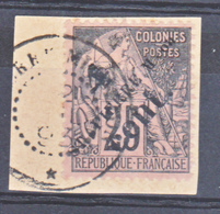 Saint Pierre Et Miquelon   42 Colonies Surchargé Sur Fragment TB Oblitéré Used Cote 12 - Used Stamps