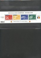 Olympics 2008 Sheet  Of Andorra MNH - Zomer 2008: Peking