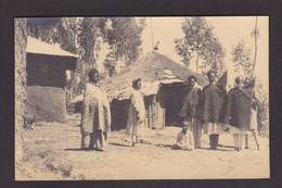 CPA Ethiopie Ethiopia Afrique Noire Abyssinie Types écrite Carte Photo RPPC - Etiopía