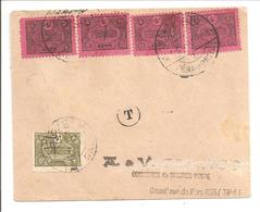 Pera>Galata 2.1.1914 Tax-Due-Porto - Covers & Documents