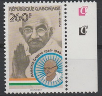 Gabon Gabun 1998 Mi. 1428 Mohandas Mahatma Gandhi 1869 - 1948 Inde India Indien RARE ! - Mahatma Gandhi