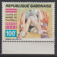 Gabon Gabun 1994 Mi. 1187 Coupe Du Monde De Football Fußball Soccer World Cup WM USA Etats-Unis RARE ! - Gabon (1960-...)