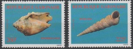 Gabon Gabun 1995 Mi. 1194 - 1195 Coquillages Shells Crustacés Crustaceans RARE ! - Gabon