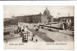 CPA-Carte Postale-Germany- Gruss Aus Berlin-  Schloss Mit Natyionaldenkmal VM13272 - Friedrichshain