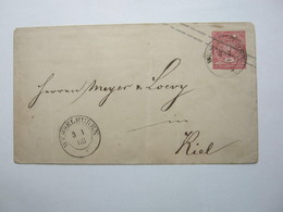 1868, Ganzsache Mit Stempel WESSELBUREN - Postal  Stationery