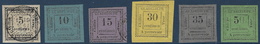 France Colonies Guadeloupe Taxe N°6,7,8,10,11 & 12 Neufs Et Oblitérés Plutot Tres Belle Qualité !! - Timbres-taxe