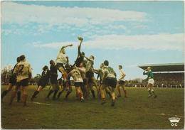 D 65   TARBES  Rencontre  FRANCE _  ALL BLACKS  1973   Une Touche - Rugby