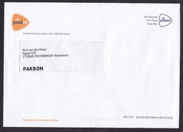 Netherlands: Official Cover Of Dutch Postal Service, 2020, Postage Paid, Office Houten PostNL Webshop (traces Of Use) - Cartas
