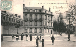 CPA-Carte Postale-France Le Havre Lycée Jeune Fille -1906  VM13291 - Graville
