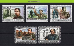 Nfp030 BEROEMDE PERSONEN MAO TSE-TUNG MAO ZEDONG CHINA FAMOUS PEOPLE QWBU 2013 PF/MNH - Mao Tse-Tung