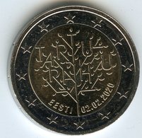 Estonie Estonia 2 Euro 2020 100 Ans De L'accord De Tartu UNC - Estonie