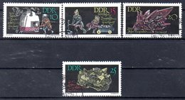 (DDR-BM1) DDR "200 Jahre Bergakademie Freiberg" Mi 1142/45 Sauber Gestempelt - Used Stamps
