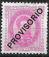 Portugal – 1892 King Luis Surcharged PROVISÓRIO 20 Réis - Other & Unclassified