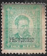 Portugal – 1892 King Luis Surcharged PROVISÓRIO 10 Réis - Other & Unclassified