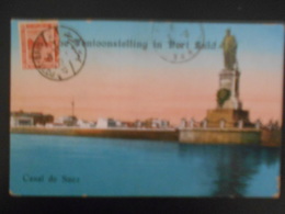 Egypte Carte De Port-said 1929 Pour Hyeres - Covers & Documents