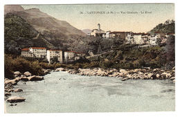 LANTOSQUE (06) - Vue Générale - Le Rivet - Carte Colorisée - Ed. Frederic Laugier, Nice - Lantosque