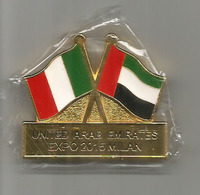 EXPO UNIVERSELLE MILANO (UAE) 2015, Magnet Officiel Du Pavillon UAE (Emirats Arabes)  (en Métal) - Altri & Non Classificati