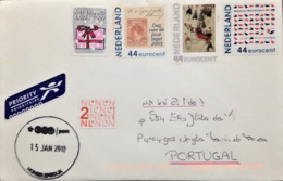 Netherlands, Circulated Cover To Portugal, "Stamps Day", "Wadden Sea World Heritage", 2010 - Cartas & Documentos